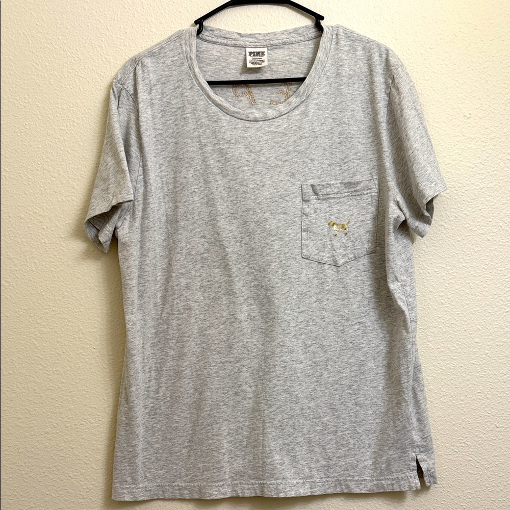 Pink Victoria’s Secret Love Pink Sequin Tee